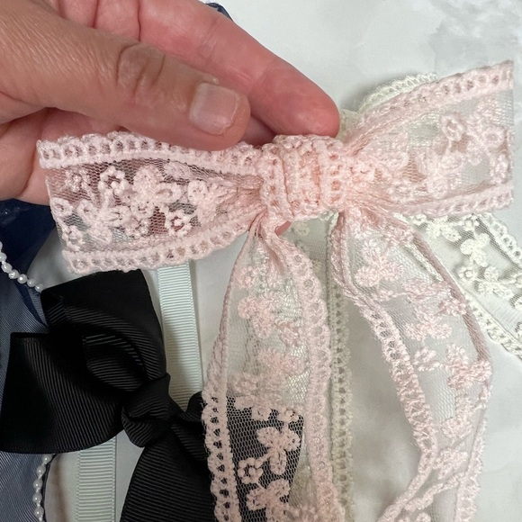 Elegant Bow Hair Accessories Set - Picture 3 of 7
